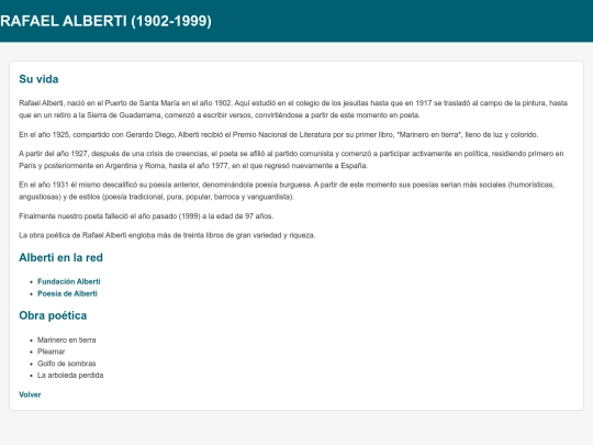 RafaelAlberti screenshot