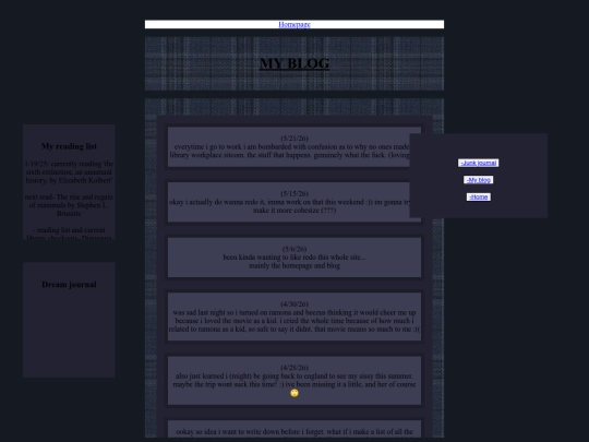 blog screenshot