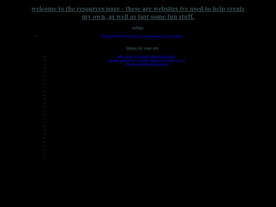 resources screenshot