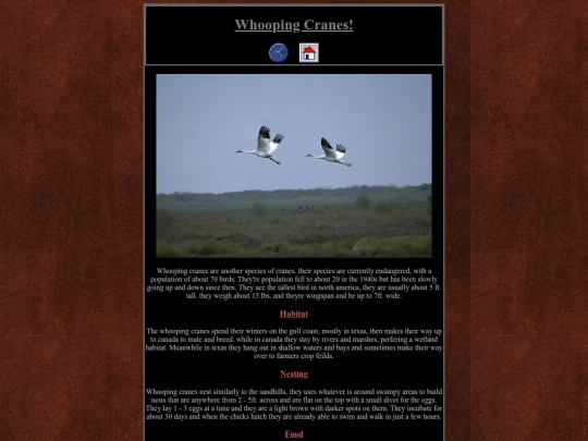 whooping_cranes screenshot