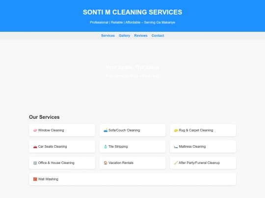 SONTI_M_CLEANING_SERVICES screenshot