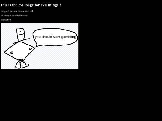 theevilpage screenshot