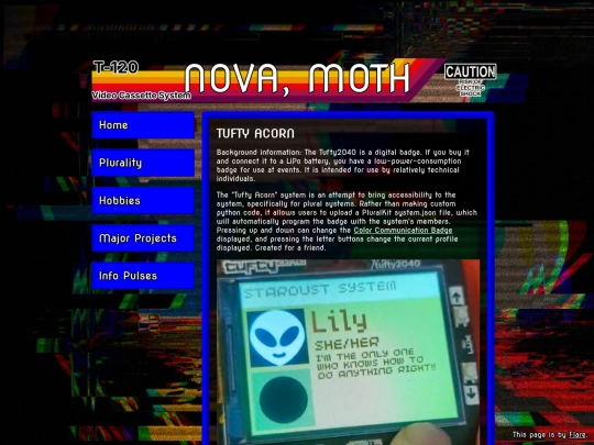 projects/tufty_acorn screenshot