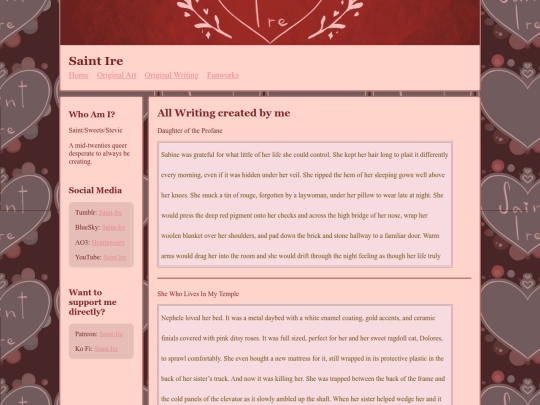 writing screenshot