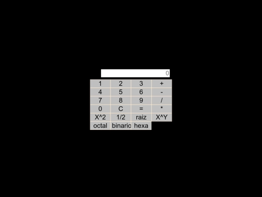 calculadora screenshot