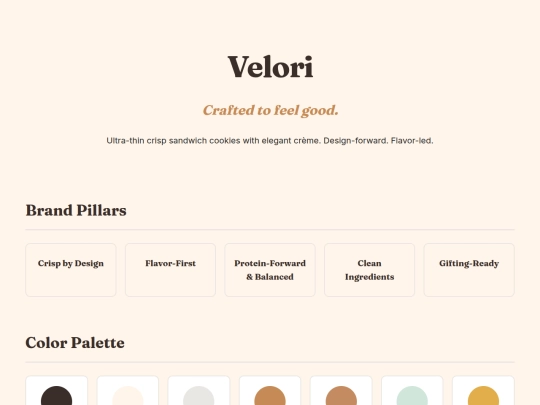 Velori_MoodBoard screenshot
