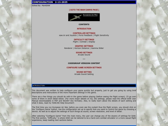 configuration screenshot