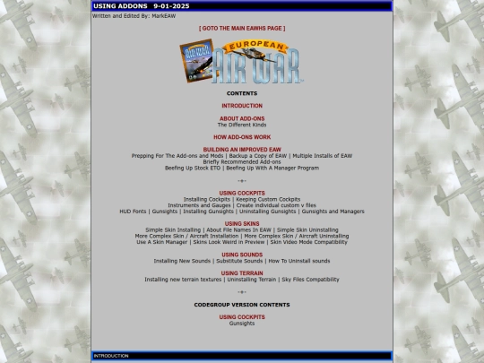 using-addons screenshot
