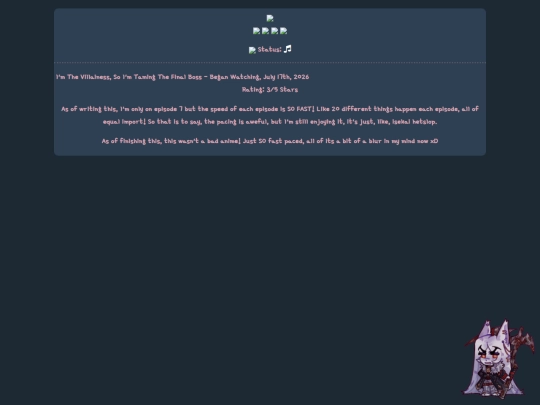animelist screenshot