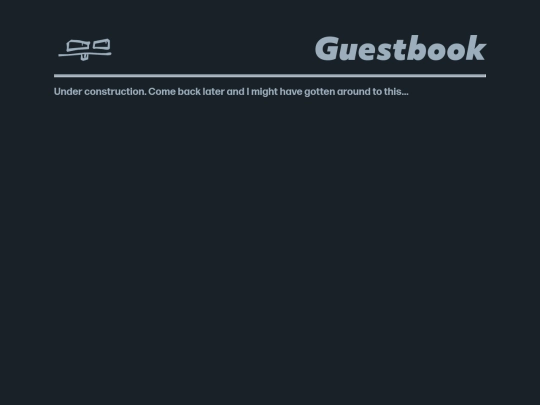 guestbook screenshot