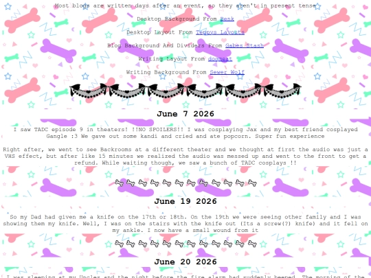 blog screenshot