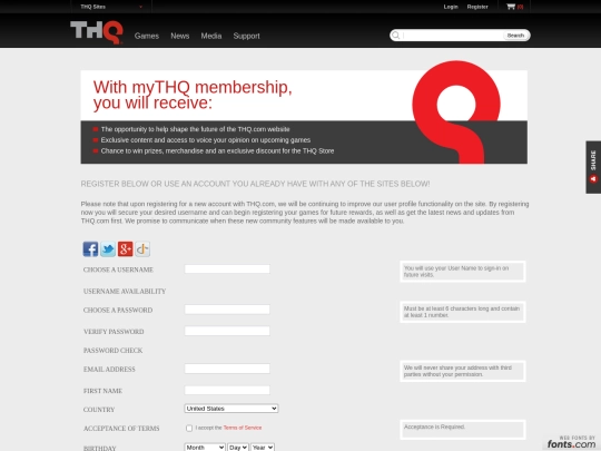 signup screenshot