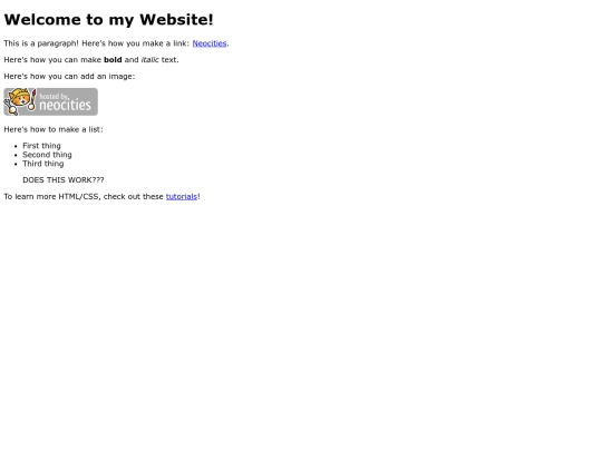 testing screenshot