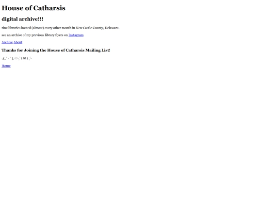 mailinglist screenshot