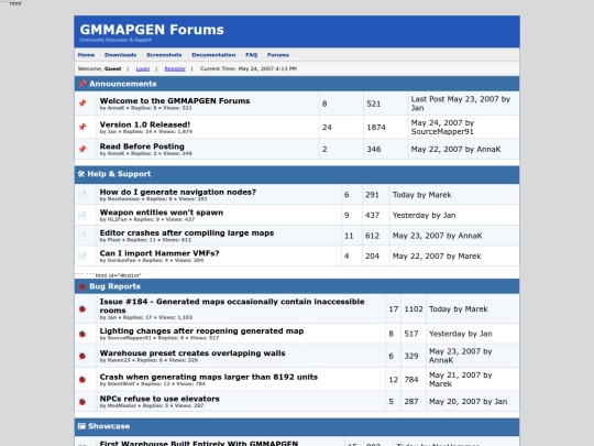 Forum screenshot