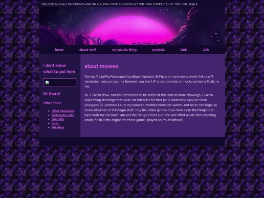aboutme screenshot