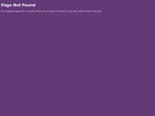 not_found screenshot