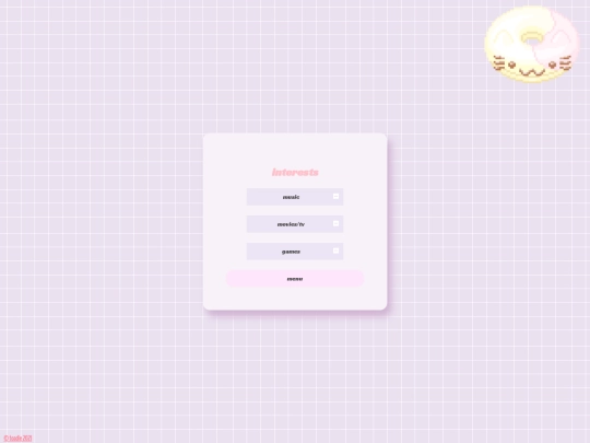 interests screenshot