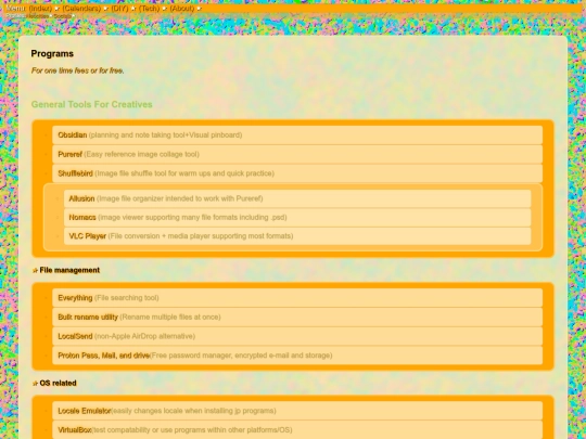 tech/programs screenshot