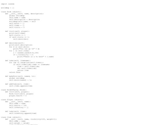 python/rpg screenshot