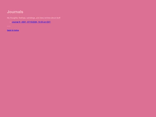 journal screenshot