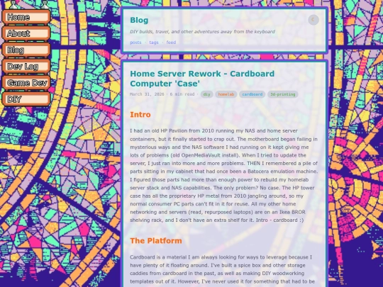 blog/posts/Home-Server-Rework-Cardboard-Computer-Case screenshot