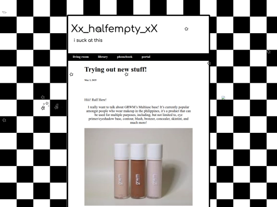 html/grwm2 screenshot