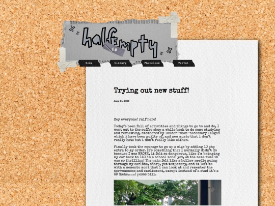html/newthing screenshot