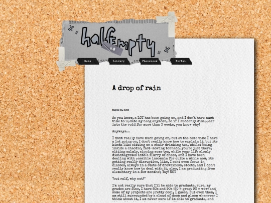 html/raindrop screenshot