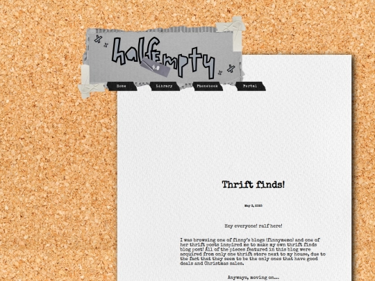 html/thriftt screenshot