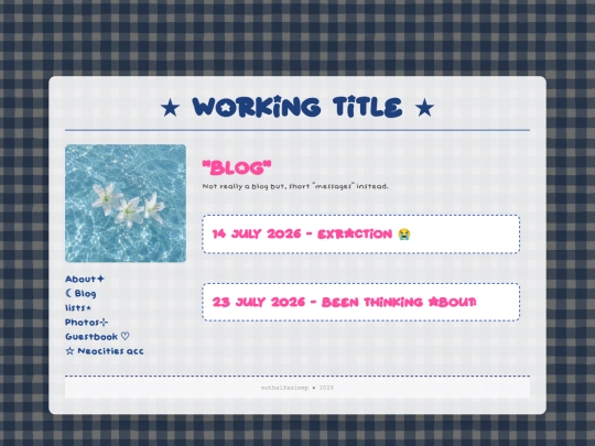 blog screenshot