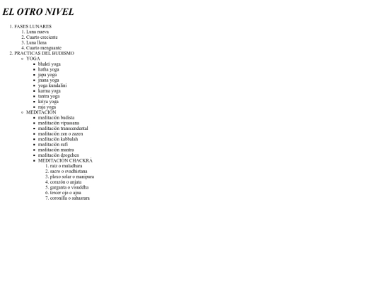 pagines/listas screenshot