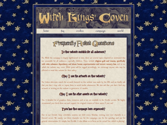 faq screenshot