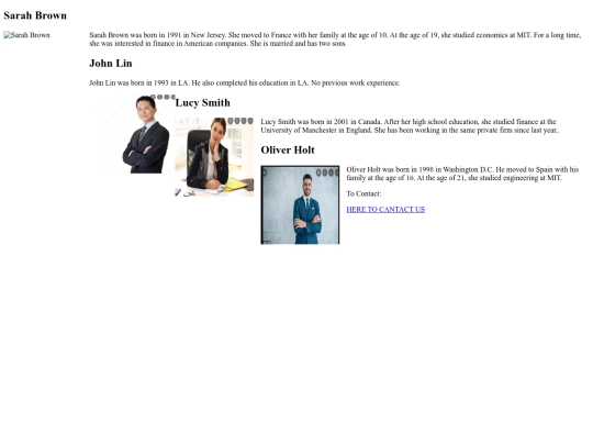 staffpage screenshot