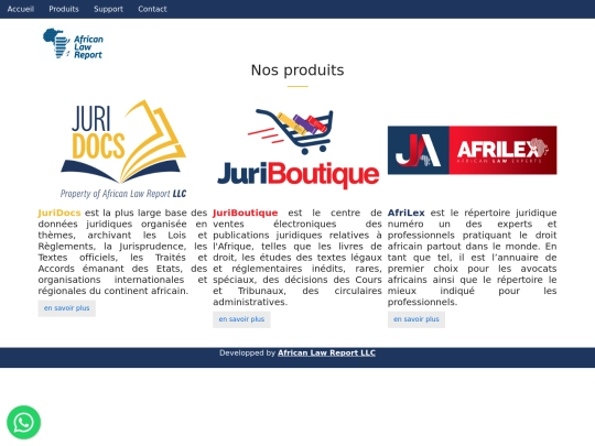 african/produit screenshot