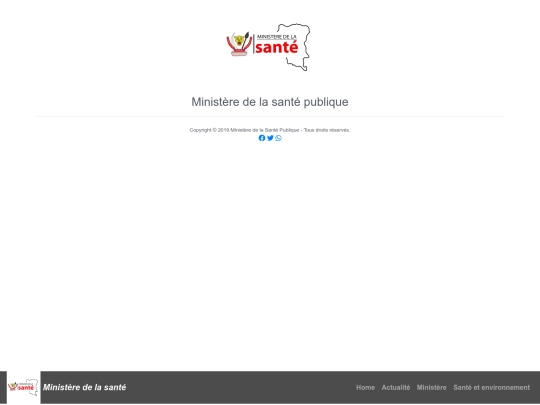 minhealth/ministère screenshot
