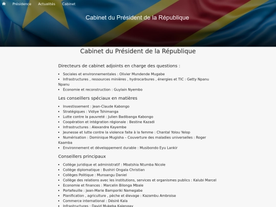 presidencerdc/cabinet screenshot