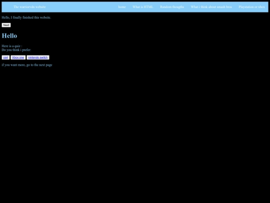 index screenshot