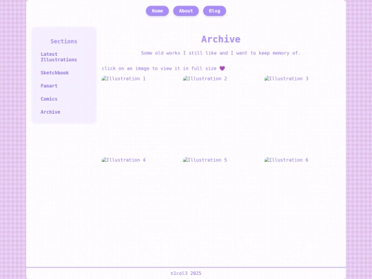 portfolio/archive screenshot