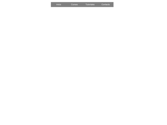 menu screenshot