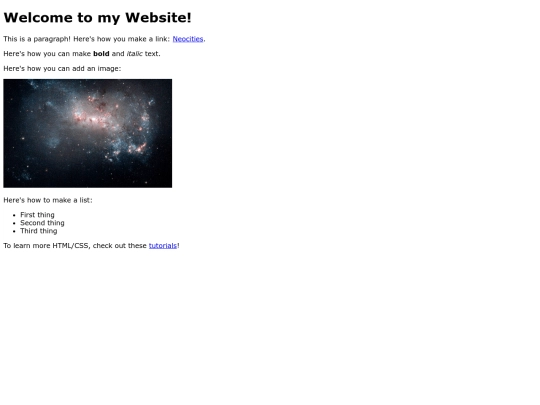 index screenshot