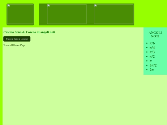 Pagine /goniometria screenshot