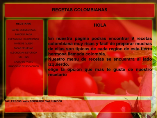 index screenshot