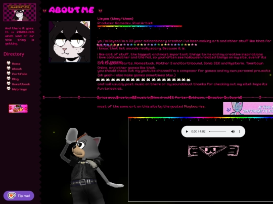 aboutme screenshot