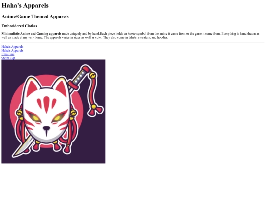 my_website screenshot