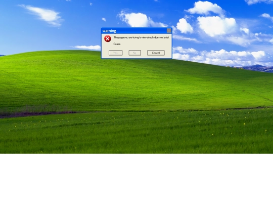 not_found screenshot
