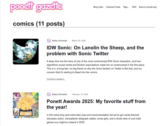 blog/tags/comics screenshot