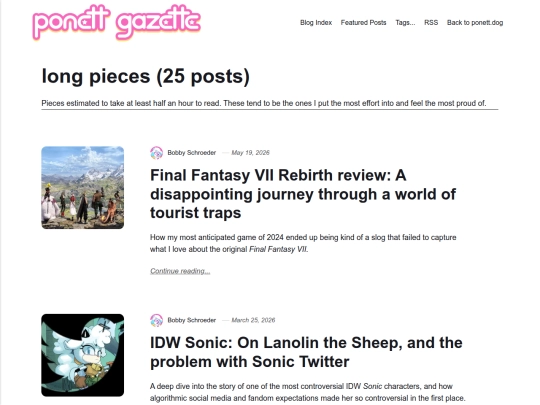 blog/tags/long-pieces screenshot