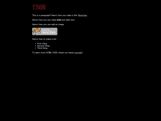 index screenshot