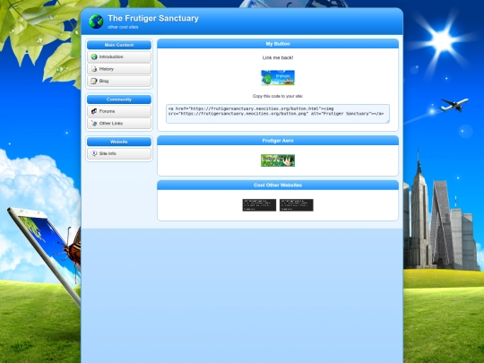 links screenshot